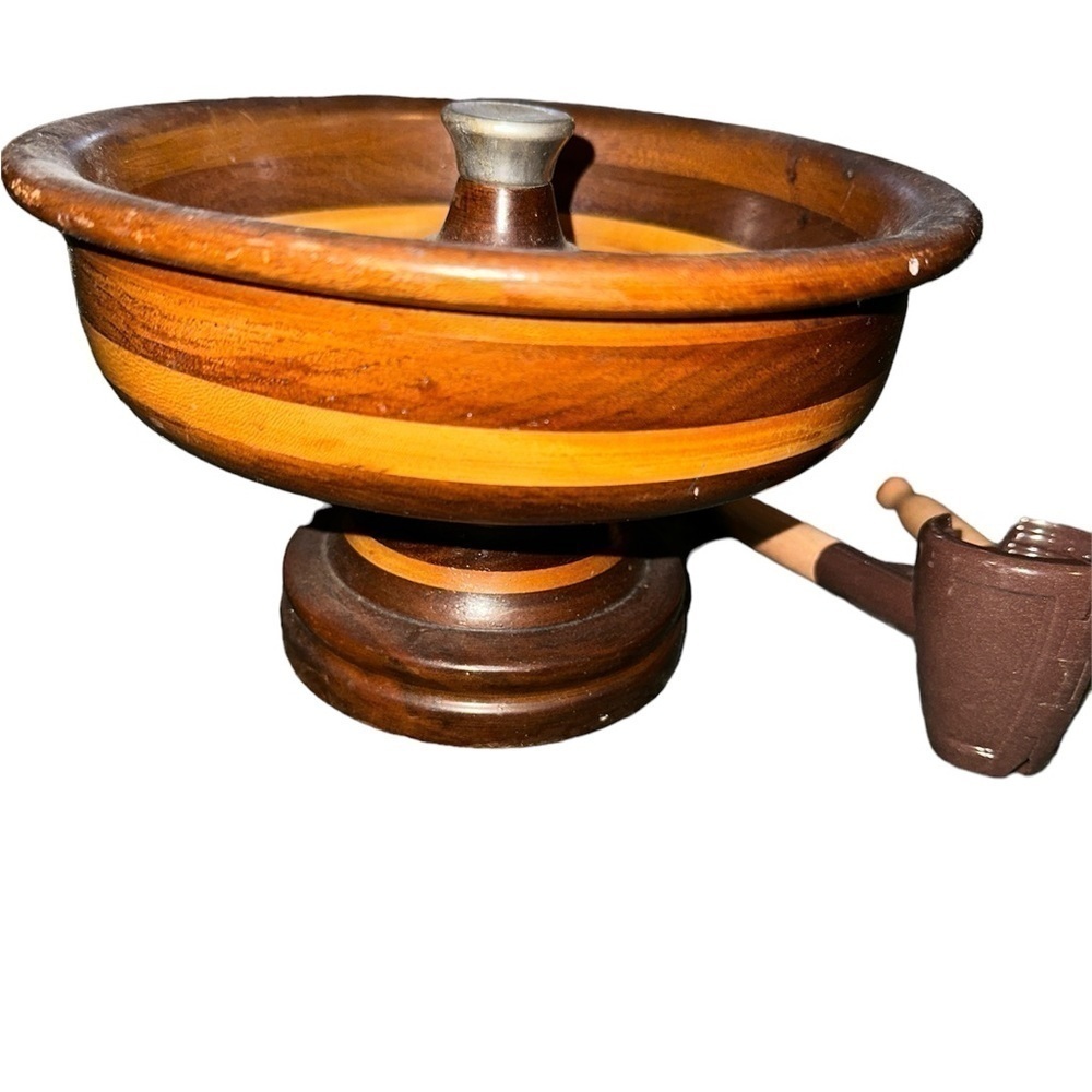 Vintage nut cracker bowl with cracker and tools - Picture 1 of 4